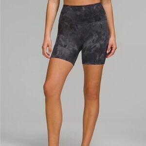 Lululemon Tie-Dye Bike Shorts